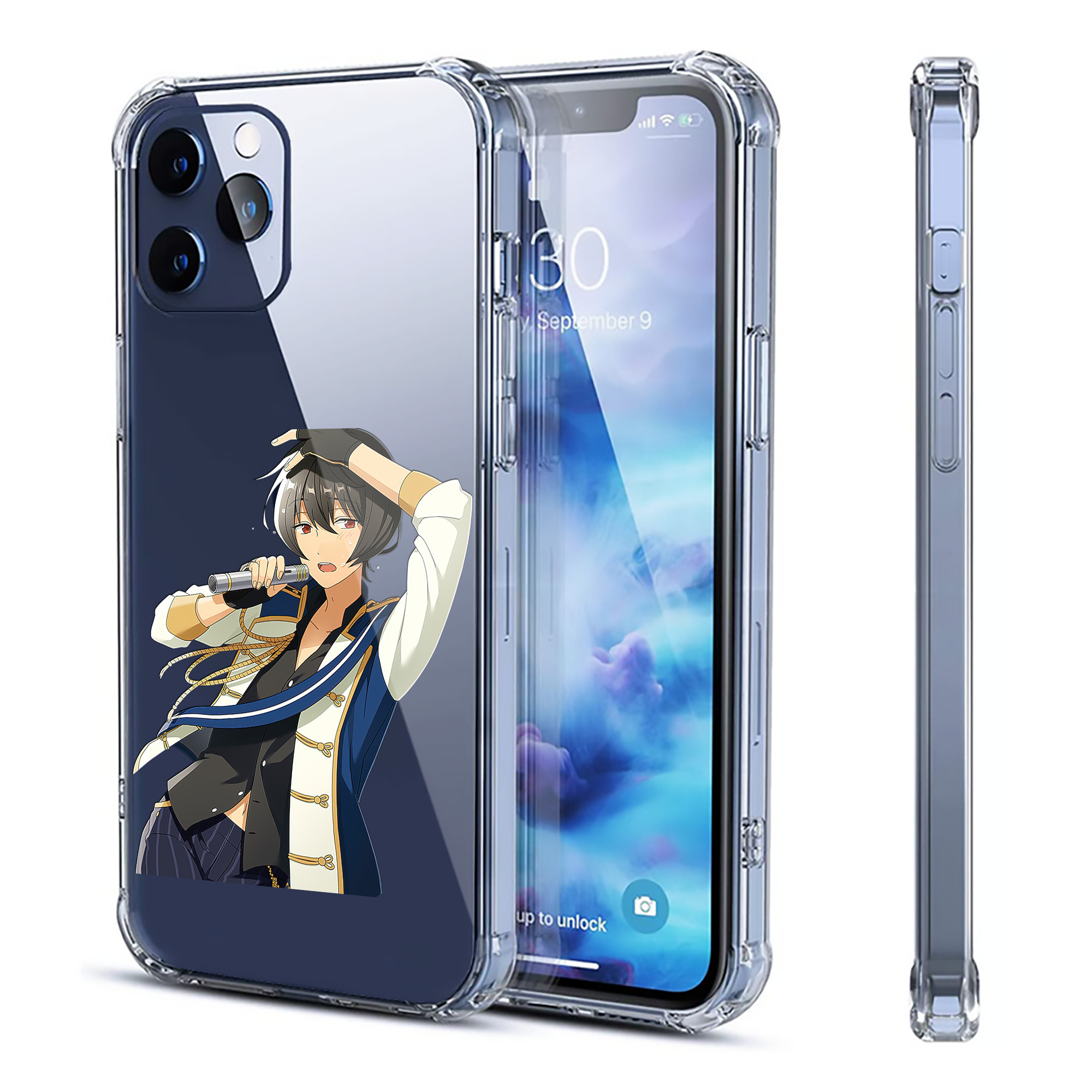 （画像用） あんさんぶるスターズ! Ensemble Stars 【iPhone 12シリーズ対応】透明スマホケース（クリアソフトケース）